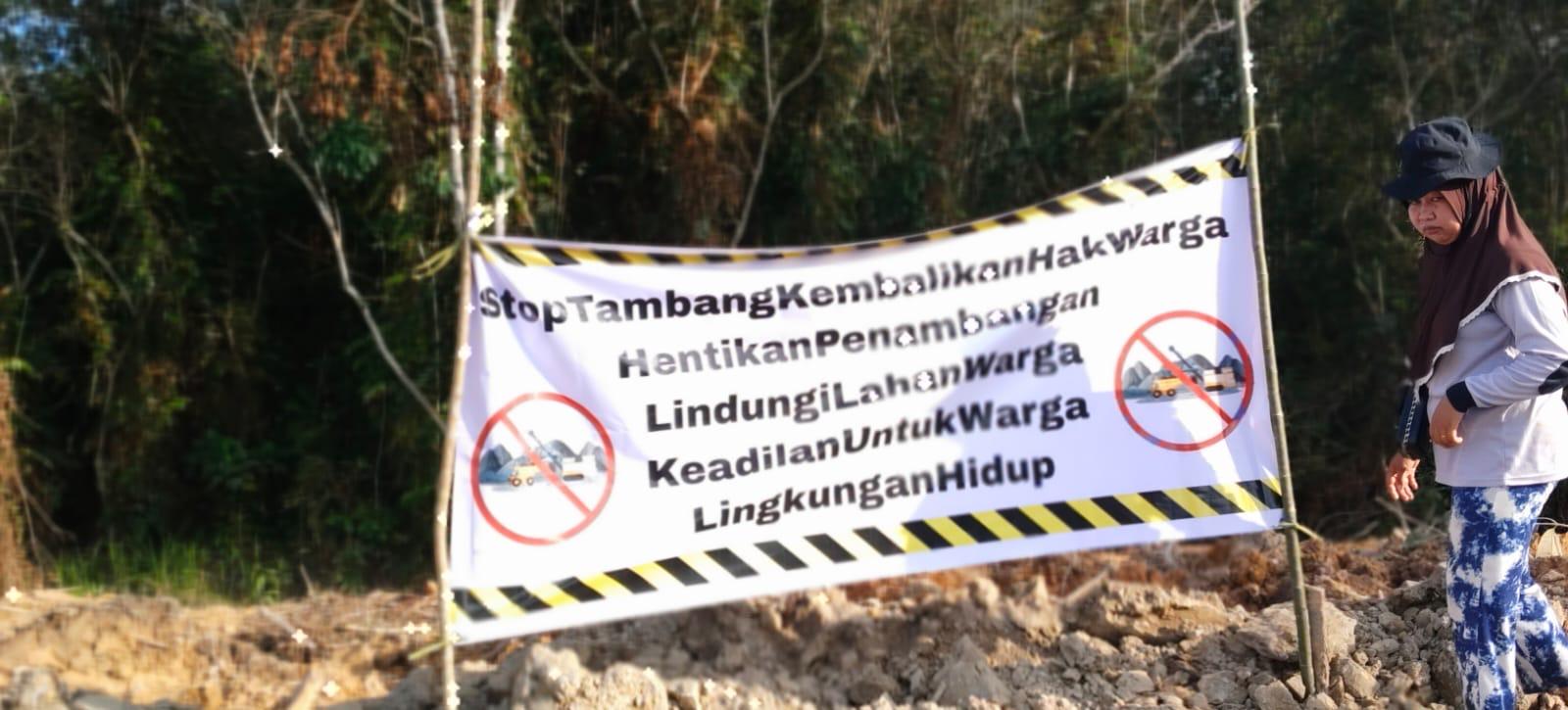 Warga Tani Bhakti Protes Aktivitas Tambang PT. Singlurus: Kebun Rusak, Hak Diabaikan